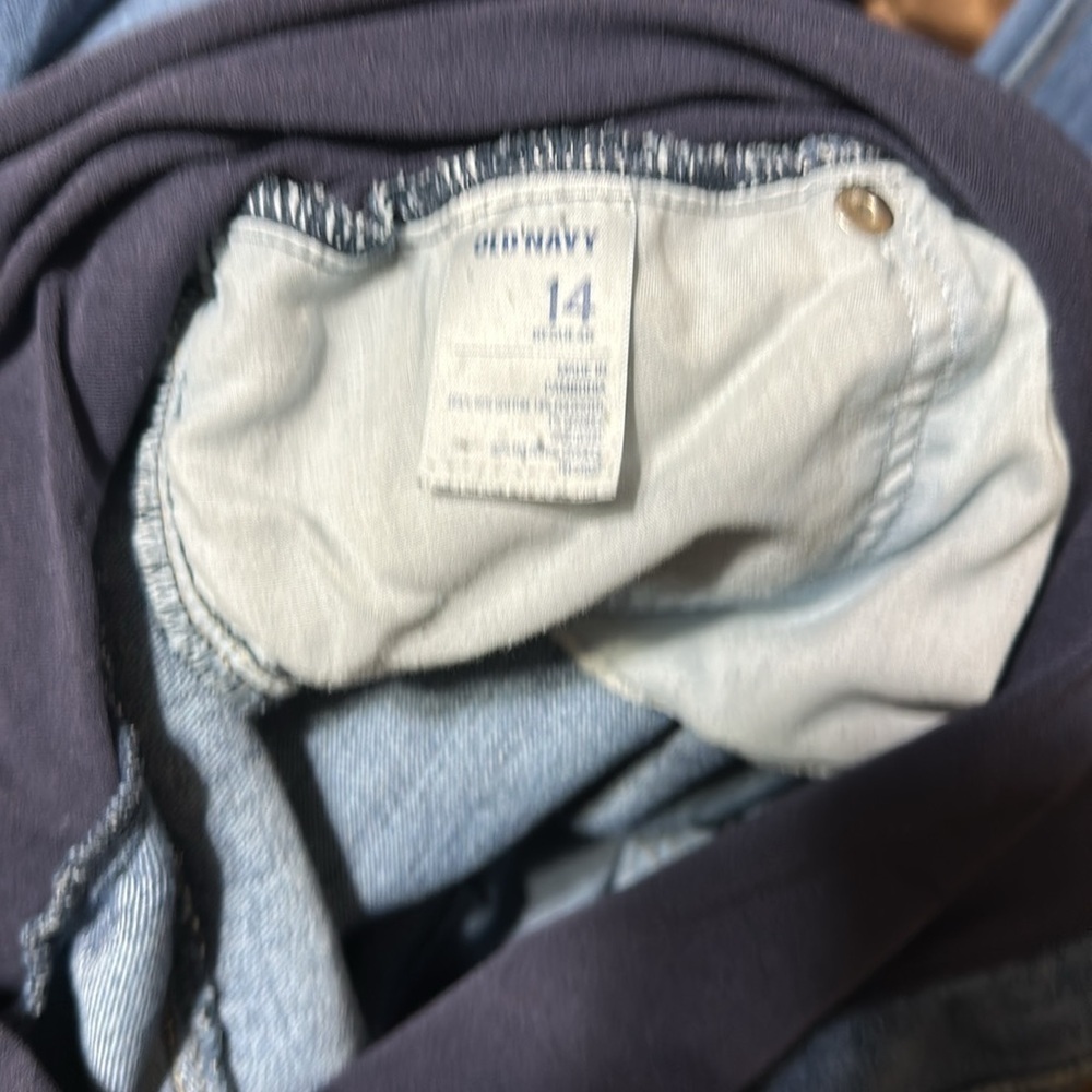 Old Navy Maternity Hello Pretty Mama Denim Jean Pant Full Stomach Belly Panel - Picture 5 of 5